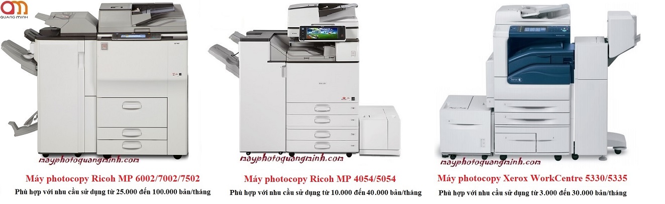 báo giá cho thuê máy photocopy