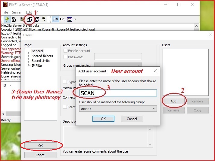 Scan FTP server