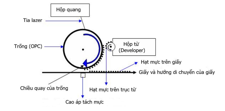 Cấu tạo máy photocopy