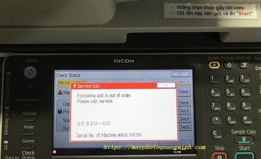SC 320 ricoh